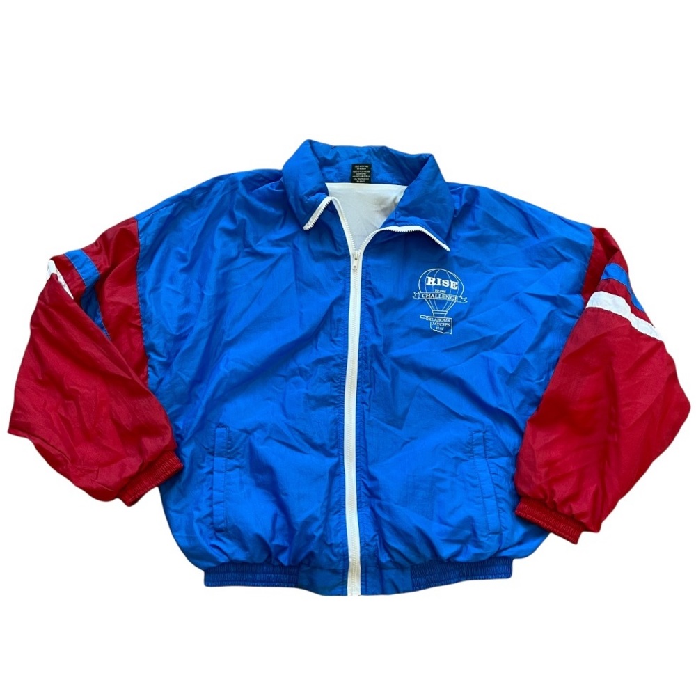 90s Rise To The Challenge Windbreaker Size XL